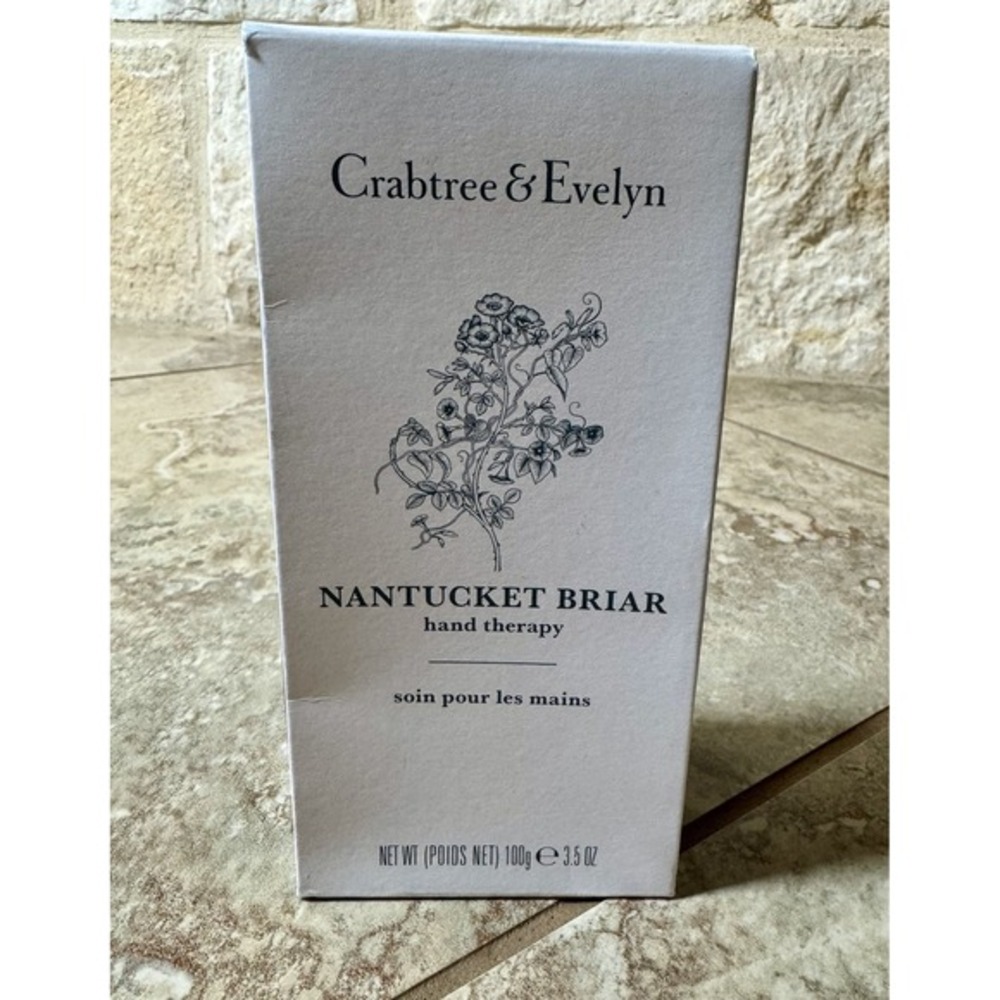 Crabtree & Evelyn NANTUCKET BRIAR Hand Therapy 3.5 oz Cream NEW w/BOX Sealed